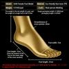 Lifelike TPE Silicone Foot Model, Real Human Foot Replica for Photography, Jewelry Display, Art Sketch