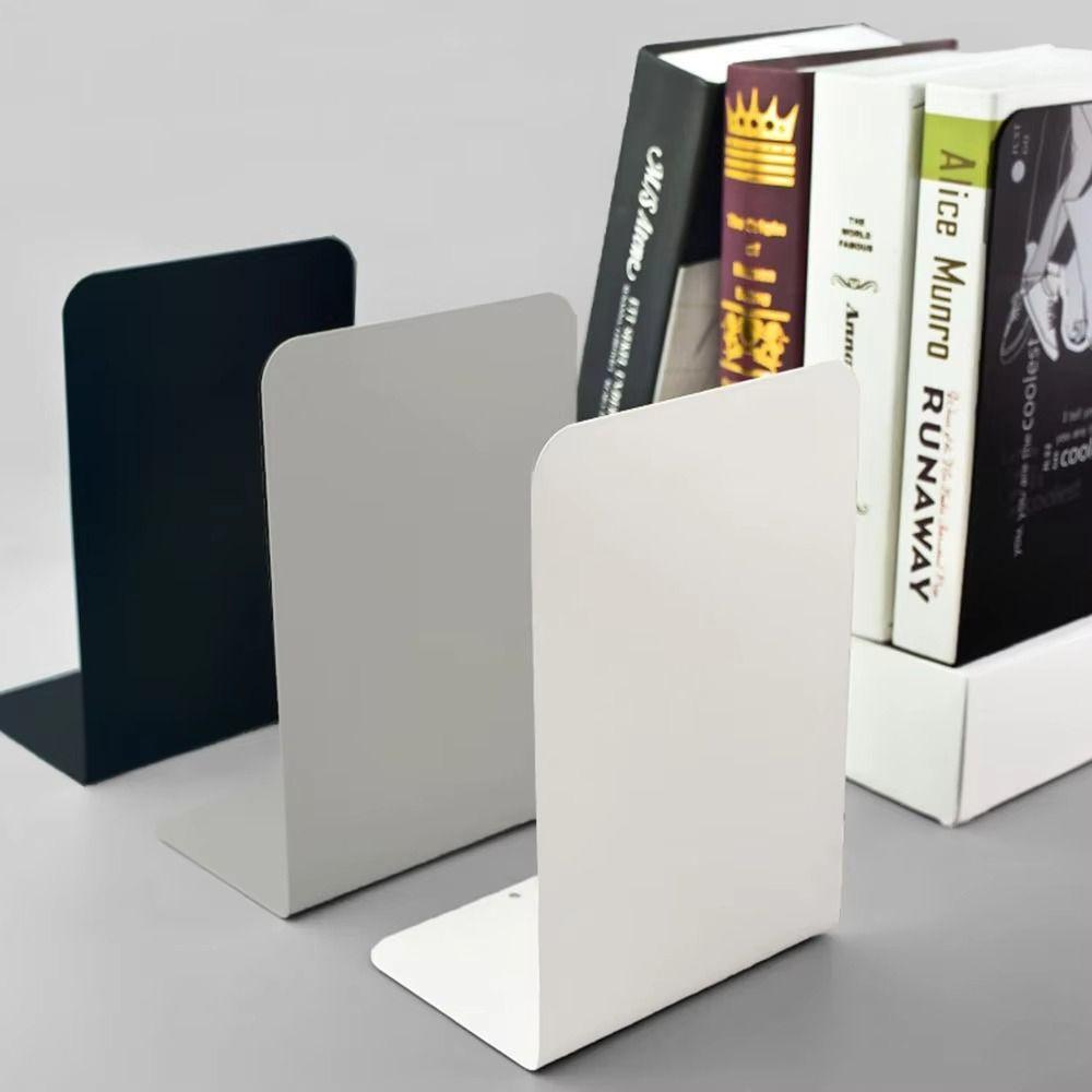 Non-slip Design Metal Book Holder Thickened Books Book Support Rack  School Environment