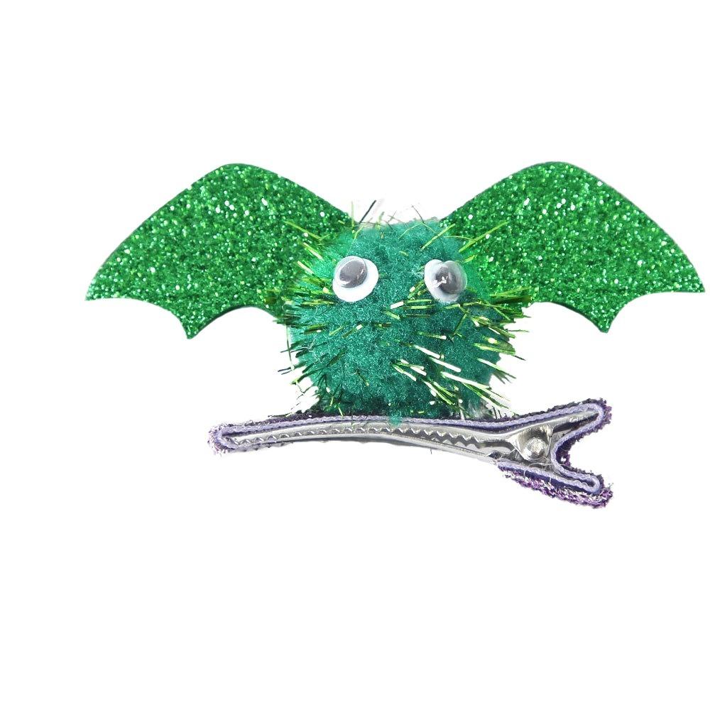 Metallic Woven Halloween Duckbill Clips Barrettes Cosplay Hair Clip Bat Wings Hairpin  School