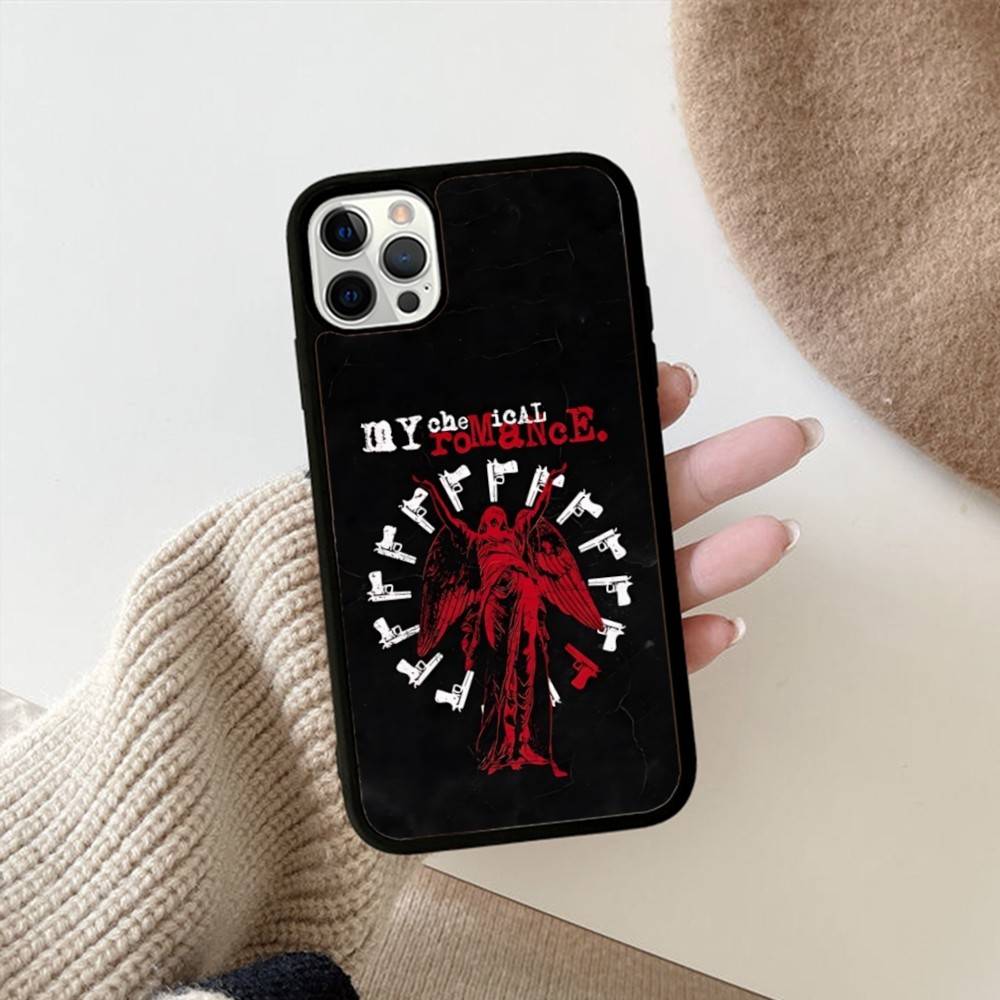 Indie Rock Band My C-Chemical R-Romance Phone Case Wireless Charging PC+TPU For IPhone 11 12 13 14 15 16 17 Pro Max Plus Case