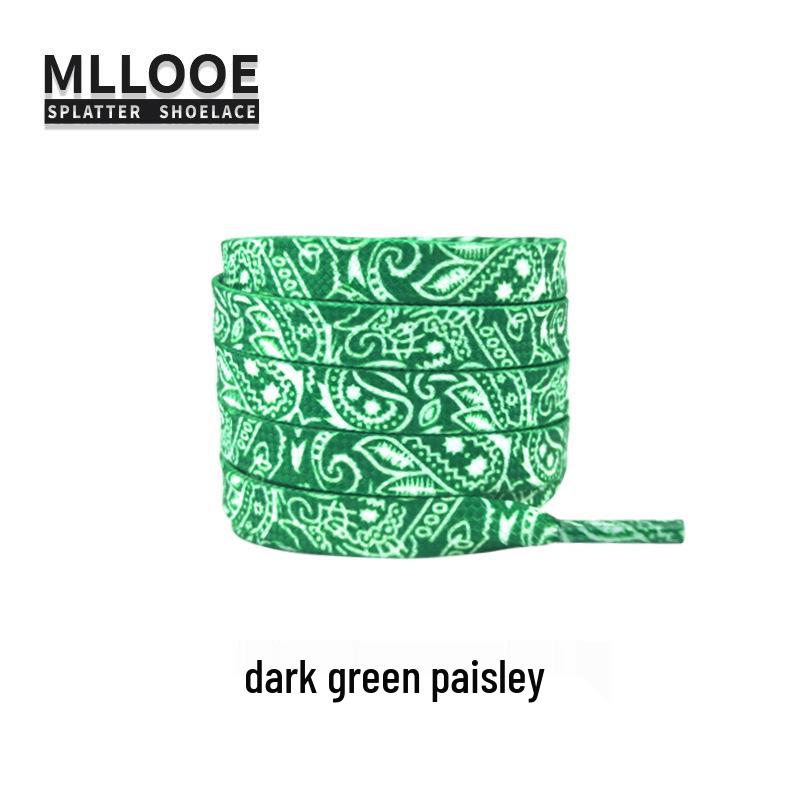 Cashew Flower Shoelaces for Air Force One AF1 & Casual White Sneakers