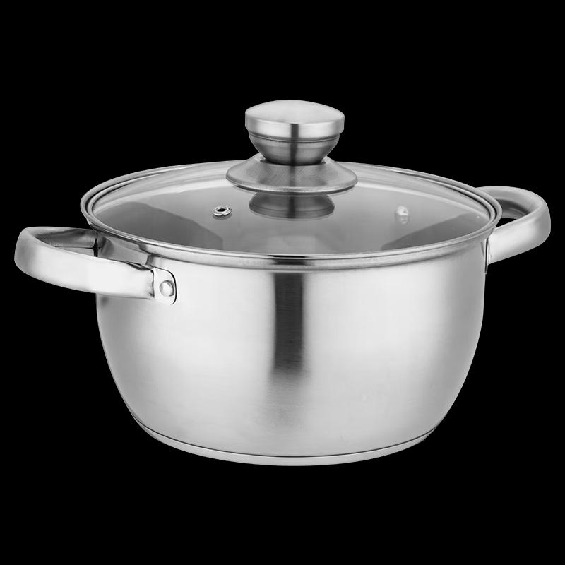 NORTON Stainless Steel Double-Handle Soup Pot