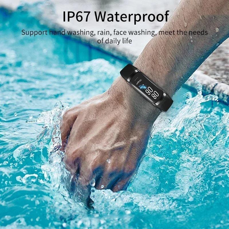 Amoled Smart Watch Smartwatch Band Women Heart Rate Blood Waterproof Connected Smart Bracelet Sport Fitness Tracker Watch