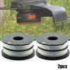 2 Pieces Replacement Spool and Line for Black & Decker String Trimmer Fits GL652 GL653 GL650 GL337SB GL546SC GL651SB