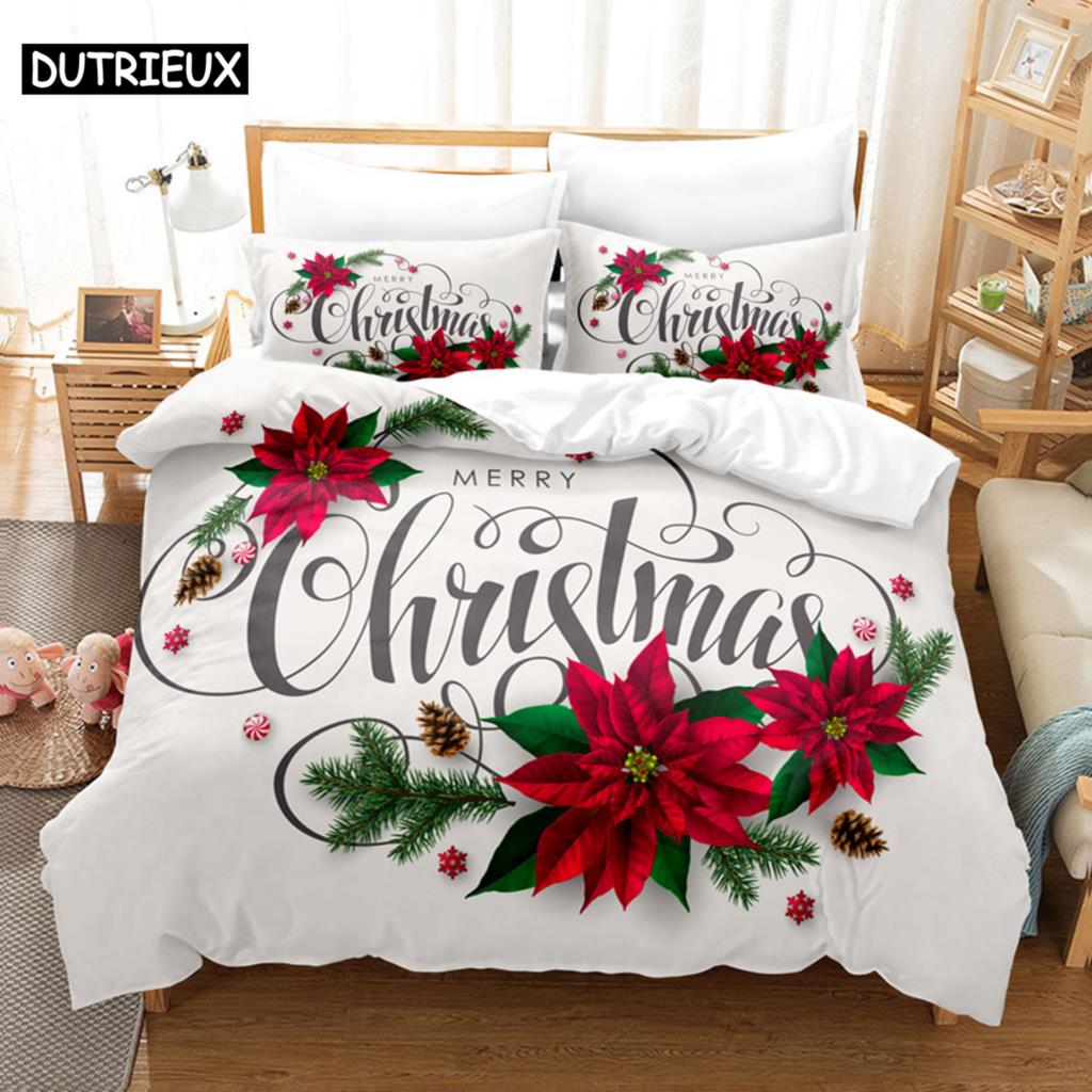 Flower Double Duvet Cover Bedding Set Quilt Case Linens King Queen Full Size 3D Print Pillowcase Single Twin Bed 220x240 200x200