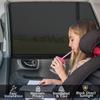 2 Stück Sonnenschutz Auto Seitenfenster-Bildschirm Universal Sonnenblende Netz für Seitenfenster Mesh-Material Baby Kinder Haustiere Verdunkelungsschutz Privatsphäre