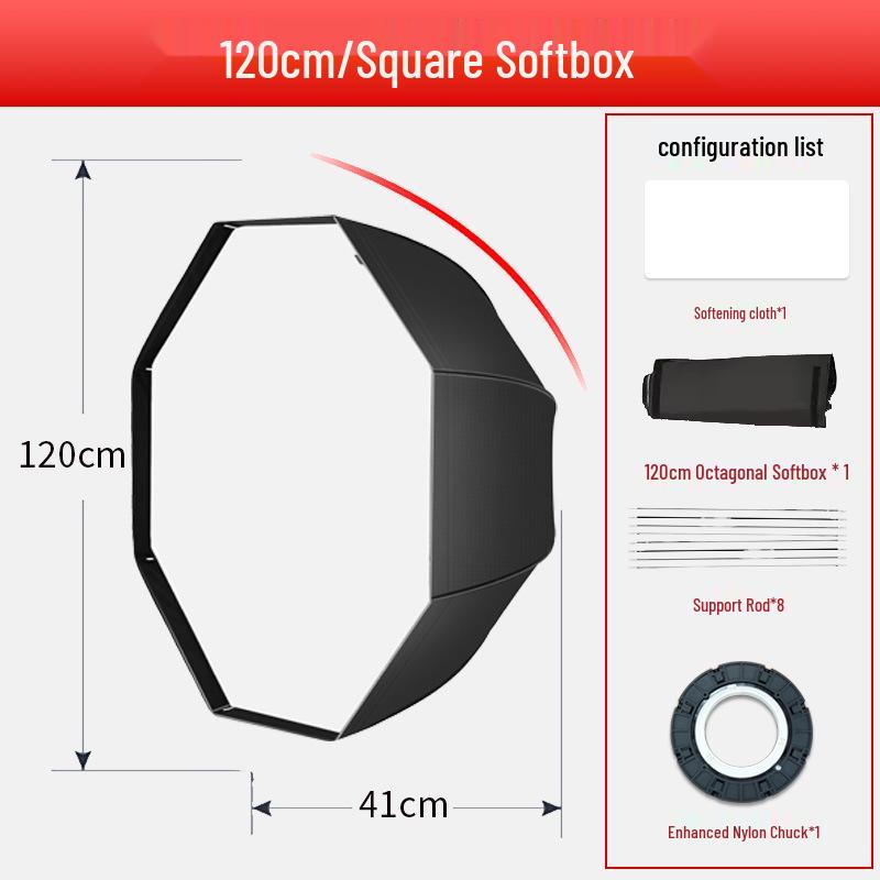 65cm Spherical Lantern Softbox & 85cm Square Softbox for Photography Lighting