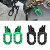 Professional Studded Foot Pedals Footrest for Motorcycle Offroads Dirt Bike Enhanced Grip and Control Lightweight 1 Pair