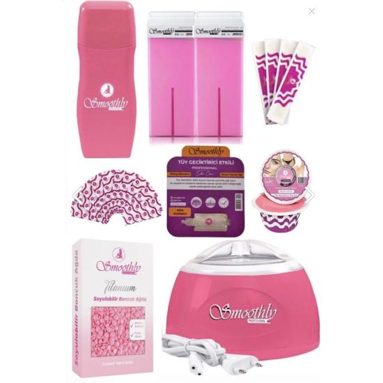 

Рожевий набір Bead Wax Hairdresser Wax Великий набір воску з восковою машиною