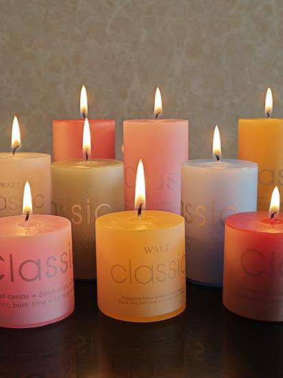 Set of 3 Aromatherapy Candles with Holders – Smokeless, Fragrant, and Ideal for Emergencies or Romantic Occasions.