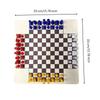 Acrylic Multiplayer Chess Set Luxury Figures Compact Board for Engaging