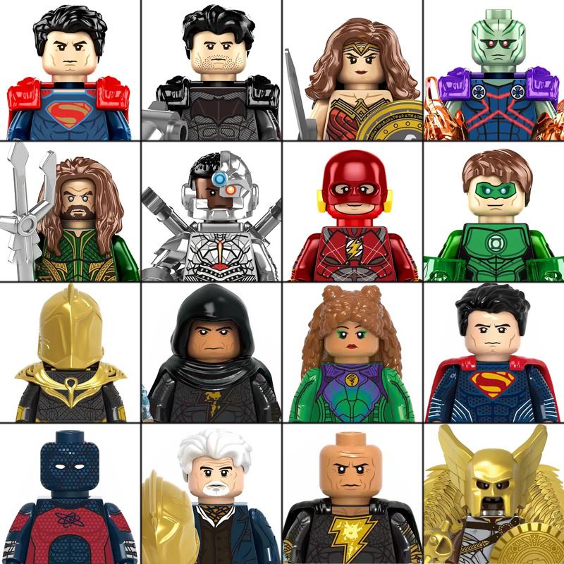 Comics Superhero Series Construction Blocks Small Action Figures Timeless Multiple Superhero Animation Models Bricks Kits Toys Kids Gift