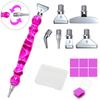 Resin Diamond Paint Brush Kit with 6 Interchangeable Tips, DIY 5D Diamond Art Tool Set - Multifunctional Accessory
