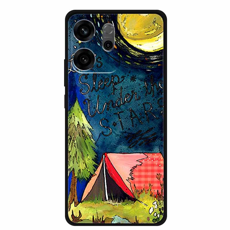 For Oppo Reno14 F Case 3D Flowers Emboss Phone Cases for Oppo Reno 14 F Reno14F 5G Back Protective Covers Soft Silicone Bumper