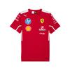 X Ferrari Collaboration Scuderia Team HP 2025 Copy Series Comfortable Crew Neck Pullover Short Sleeve T-Shirt Men T-Shirts Deep-Cherry 76394501