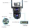V380 Outdoor 360° Solar-Powered HD Wireless 4G Security Camera Binocular