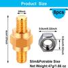 Boao 8-Piece Side Post Battery Terminal Adapter - 3/8 16 Bolts Standard Battery Post Stud Extender Screws
