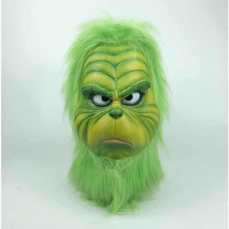 Χριστουγεννιάτικο Πράσινο Μαλλί Γκριντς Αποκριάτικη Στολή Κατάστημα