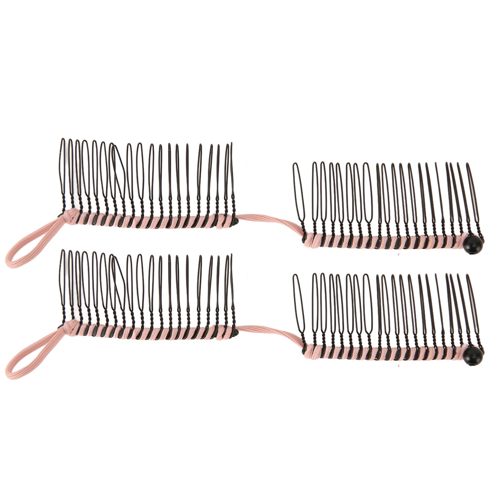 

2Pcs Banana Hair Clips Metal Woven Thrd sy Simple Stylish Vintage Clincher Comb for Travel Family