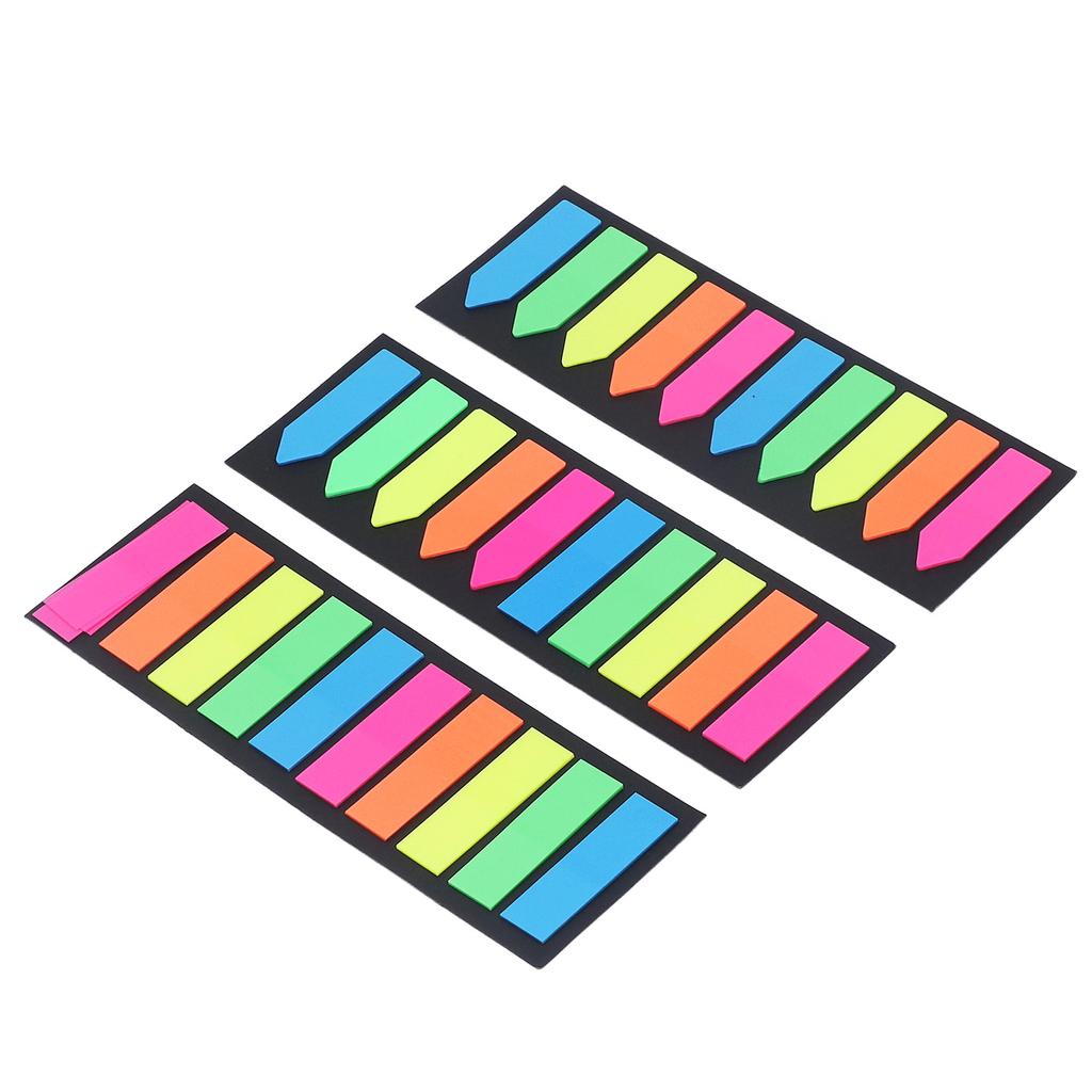 15 Sets Transparent Sticky Notes Transparent Design Colorful Reusable Widely Used Cute Sticky Notes
