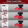 Single Way Roller Bearing Thin Rip Jig 1/4x3/8 Inch T Slot Fit Band Saw Jig  For Band Saws