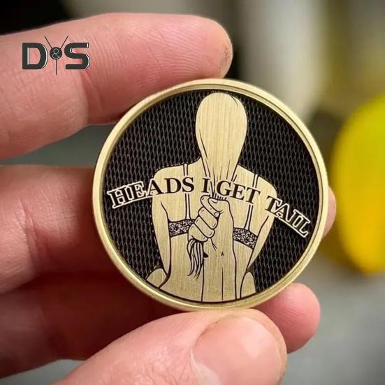 Pin Up Girls Coin Funny Heads And Tails Coins And Tails Coins Get Tails Get Head Sexy Coin Funny Prank Gifts for Men Women Date Night
