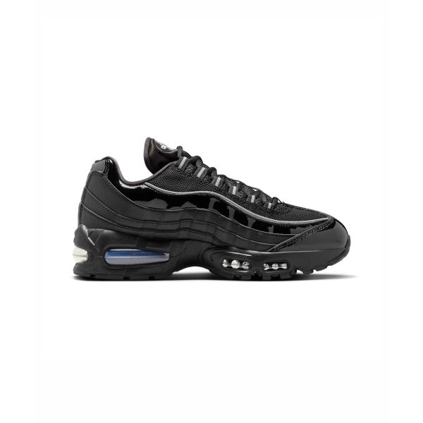 Nike Air Max 95 OG Schwarz Lack Damen Sneaker Reflekt-Silber Weiß Metallisch-Silber IB6397-001
