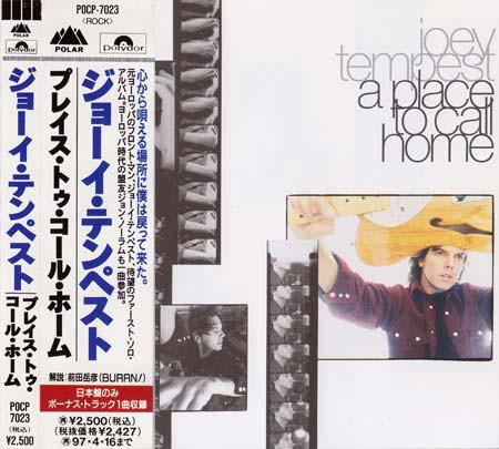

CD JOEY TEMPEST - A Place To Call Home POCP7023 POLAR 1995 Japan ObiRock Used