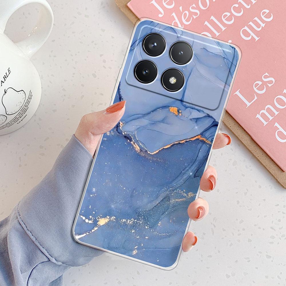 

For Xiaomi Poco F6 Pro Case For Xiaomi Poco M6 4G Cover Shockproof Clear Soft Silicone Phone Case on Xiaomi PocoF6 Fashion Funda Poco F6 Pro