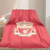 1pc Comfortable Home Print Throw Blanket, Liverpool FC Blanket For Bed and Sofa Use, Special Present For Family