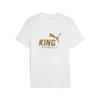 Olympique De Marseille King T-shirt Simple Uni Respirant à Col Rond Hommes Hauts 781587-15
