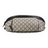 Gucci GG Supreme Adjustable Shoulder Strap Zipper Closure Canvas Canvas Bag Waist Bag Men's Light Brown