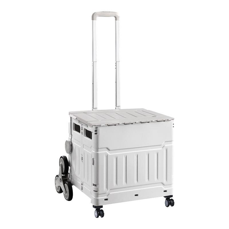 Younai Folding Outdoor Trolley – Portable Shopping Cart for Home & Street Vendors