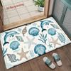 Oceanic Dolphins Pattern Mat Living Room Decoration Home Sofa Non-Slip Carpet Study Bedroom Tatami Children'S Soft Floor Mat