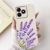 Pour Realme C63 C61 Global 4G Narzo N63 Coque Housse Silicone Souple Fleur Papillon Girly Mode Peinture Étui Téléphone Pare-chocs Fundas