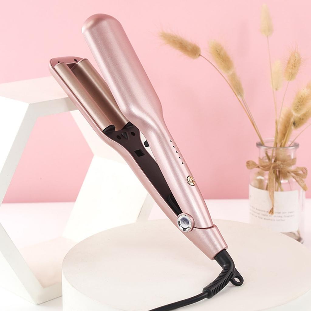 25/32MM Egg Roll Curling Iron 5 Temperature Adjustable French Wave Hair Curler Quick Heating Electric Hair Crimper Waver Women Wavy Hair Curling Wand