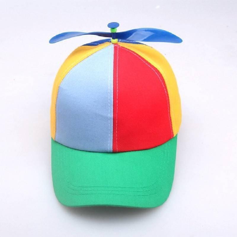 Detachable Bamboo Propeller Dragonfly Baseball Cap Sun Protection Hat Gifts