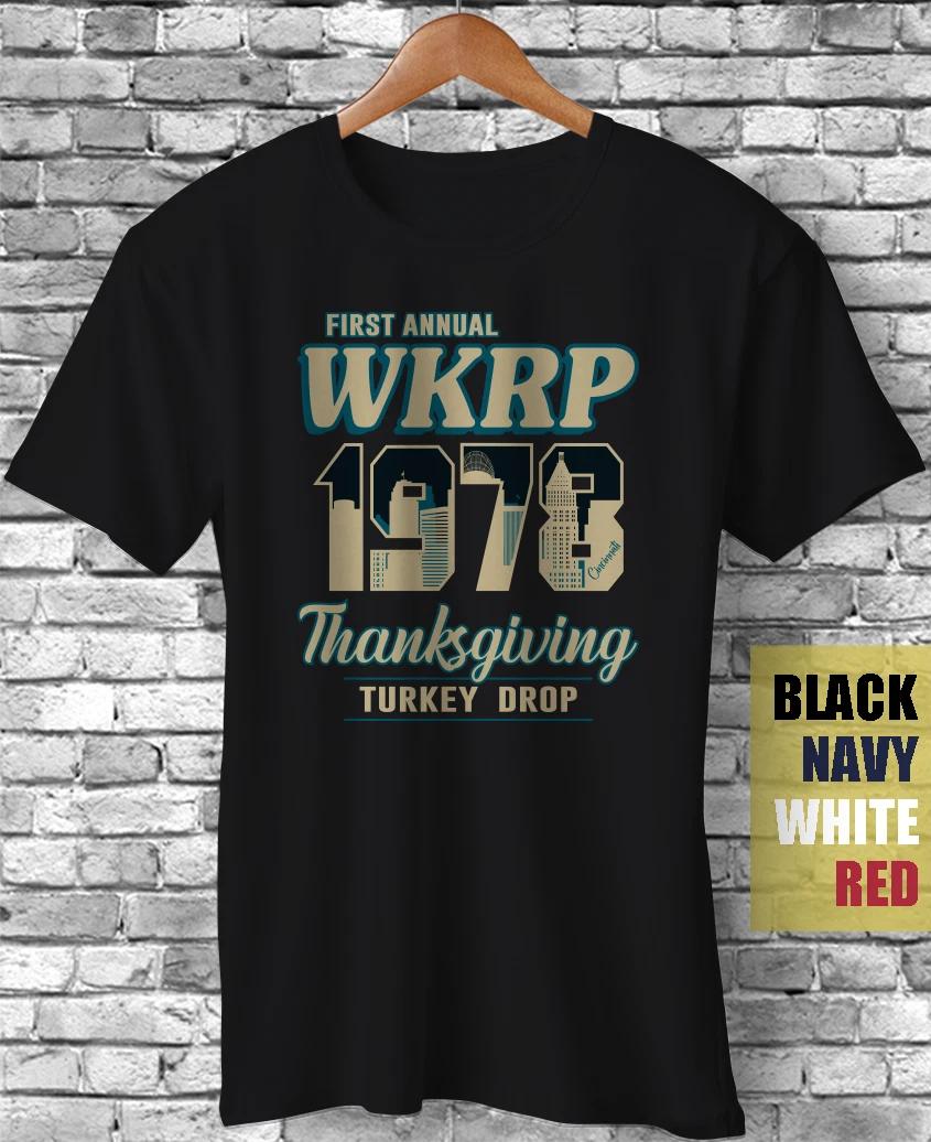 First Annual WKRP 1978 Cincinnati Thanksgiving Turkey Drop Funny Gift T-Shirt XL