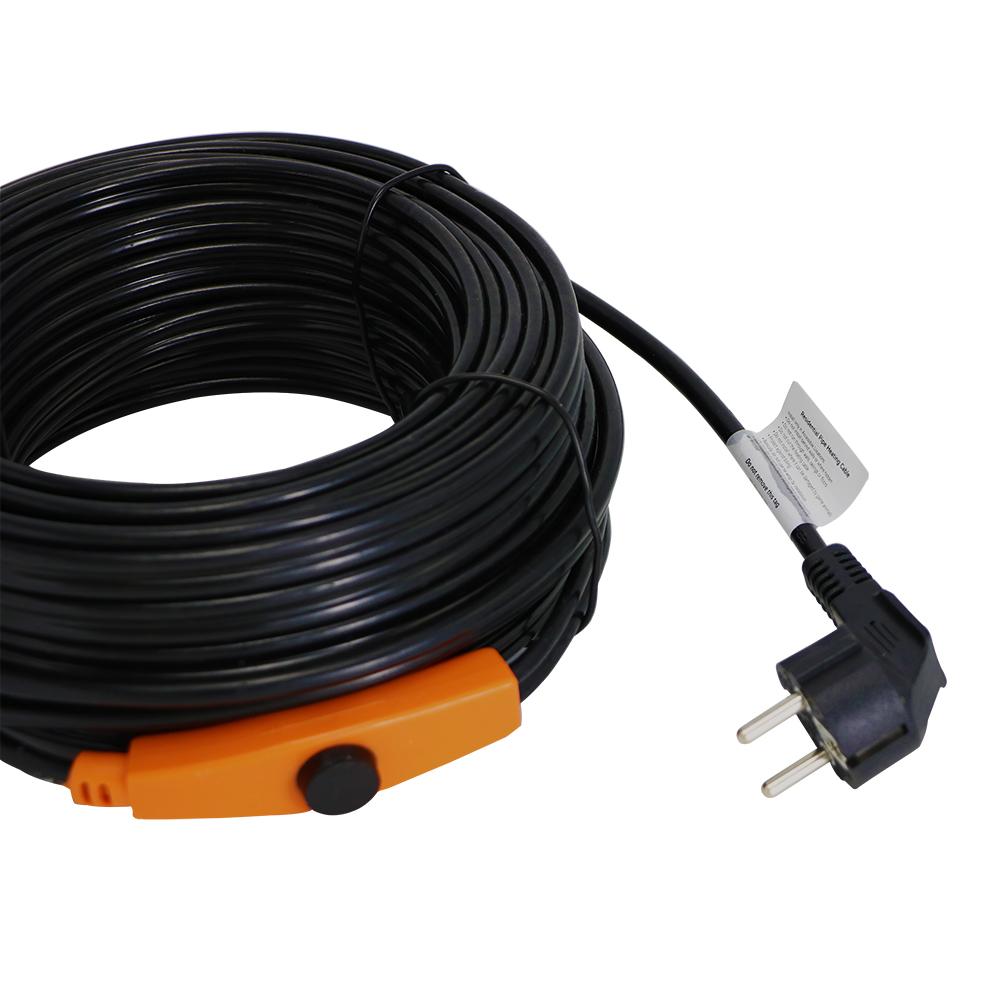 MINCO HEAT 1~49m 16w/m Pipe Anti-Freeze Protection Self-regulating Heating Cable with Mini Temperature Controller Warm Wire