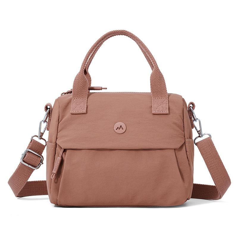 Vintage Women's Bag Lightweight Shoulder Crossbody Bag Solid Color Commuter Small Square Bag