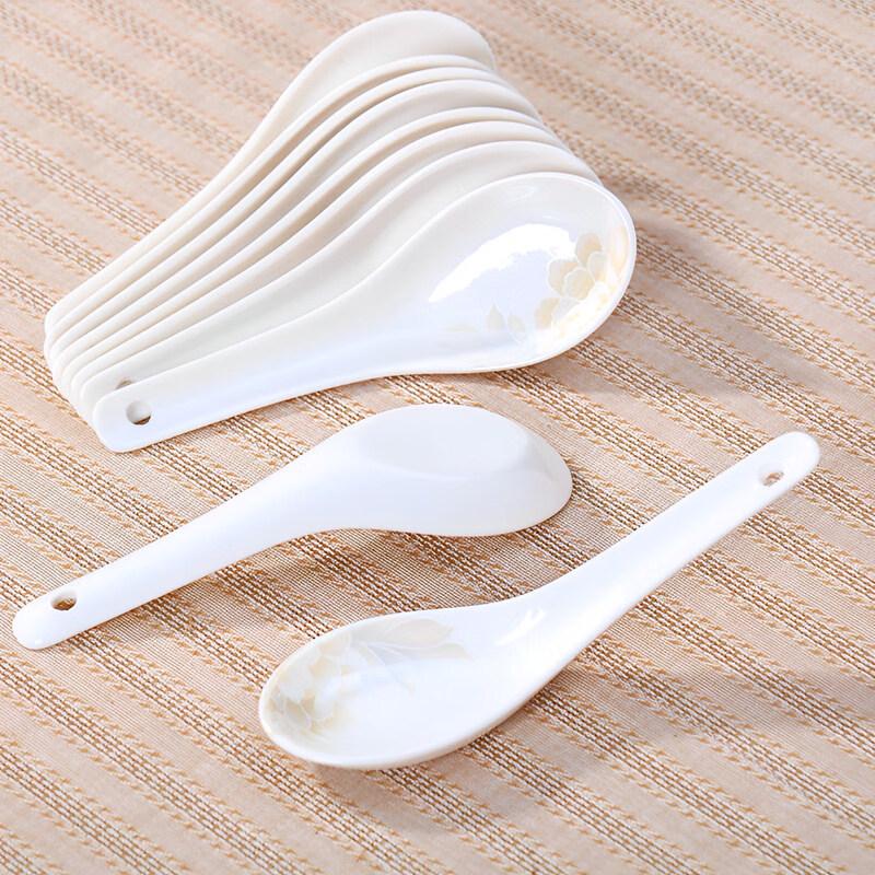 Chinese Style Ceramic Spoons Set