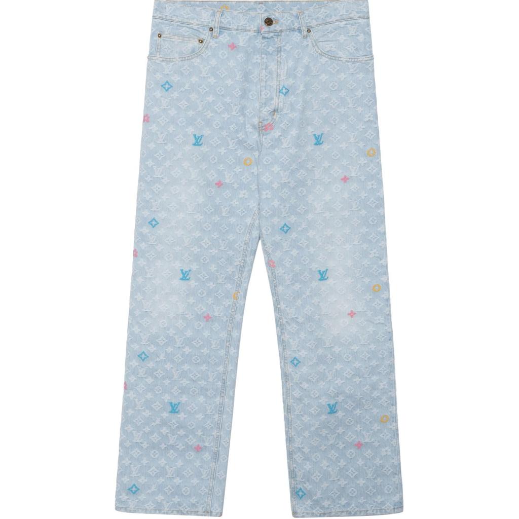 Louis Vuitton Džínové kalhoty s monogramem od Tyler The Creator 1AFPV5