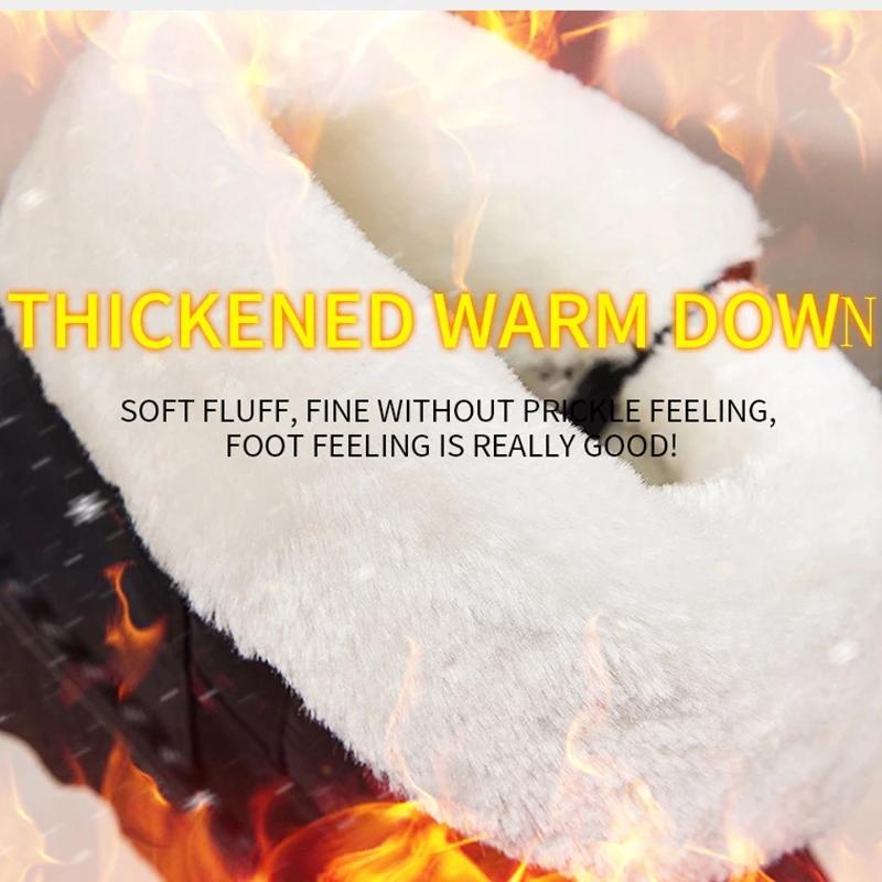 Rimocy Non -Slip Waterproof Women Snow Boots Plus Size Platform Winter Boots Woman  Fashion Thick Plush Cotton Padded Shoes