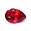 Natural Red Garnet Loose Gemstone 13x10mm Pear Shape Brazilian for Jewelry Making and Crafts