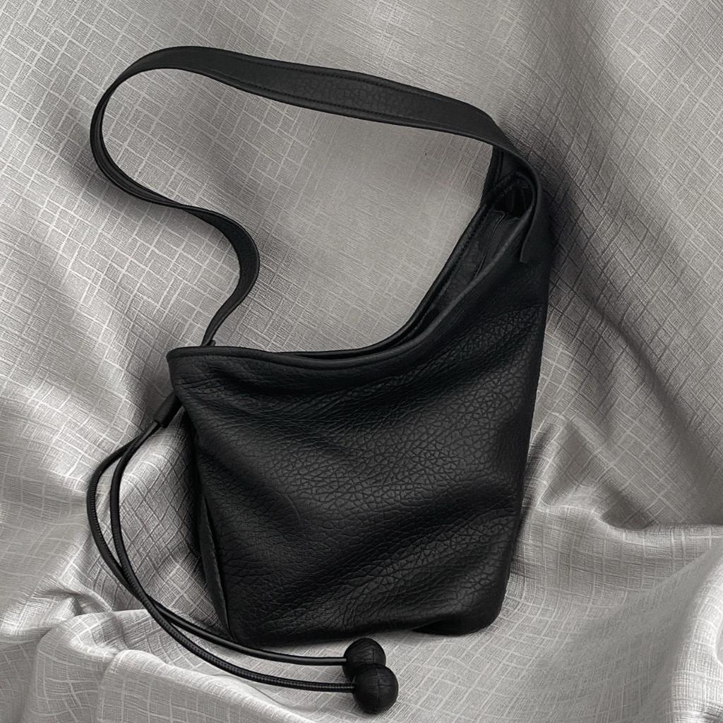 2025 neu erste Schicht Elefantenmuster Bubble Schafsleder Croissant Lazy Dumpling Achseltasche echtes Leder Tragetasche