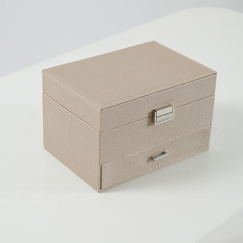 

Cute PU Leather Multi-layer Jewelry Organizer