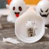 Halloween Decorations LED Candle Light Plastic Ghost Skull Lamp For Home Bar Haunted House Halloween Party Decor Horror Props