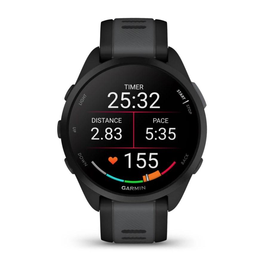 Garmin Forerunner 165 Schwarz / Schiefergrau 43 mm