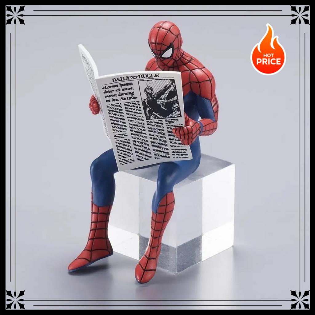 NEW 7-9cm Action Figure Spider-Man Anime Collection Mini Playthings Model Children Gift Hasbro Marvel Spider Man Superhero Spiderman