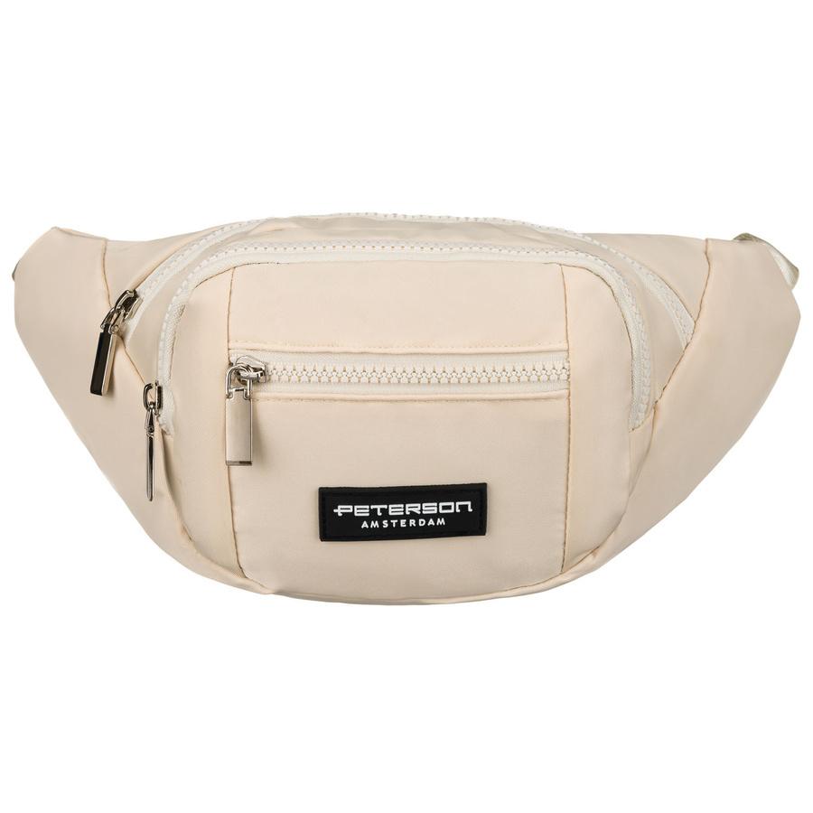 Urban Pouch Made of Polyester In a Fashionable, Cream Color - Peterson